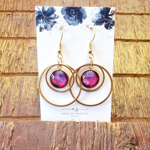 Pink Lemonade earrings