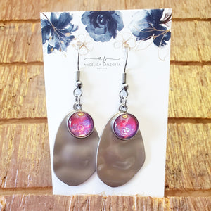 Hot Pink earrings