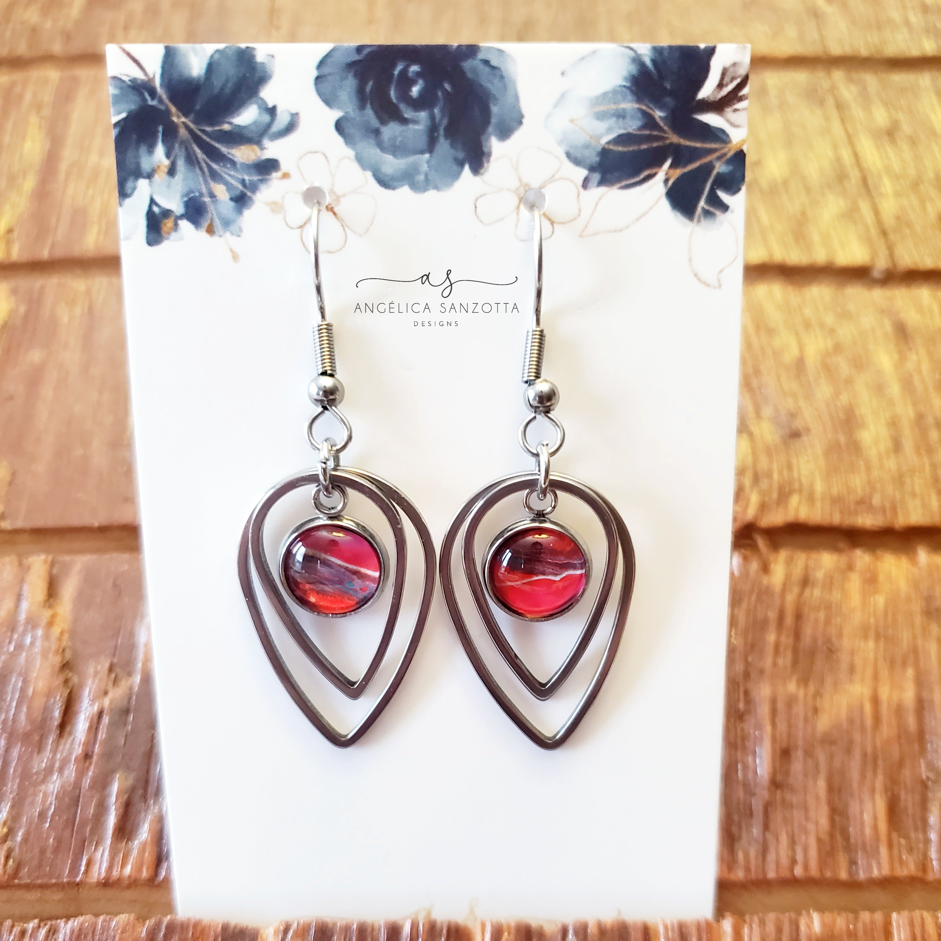 Red Minis earrings