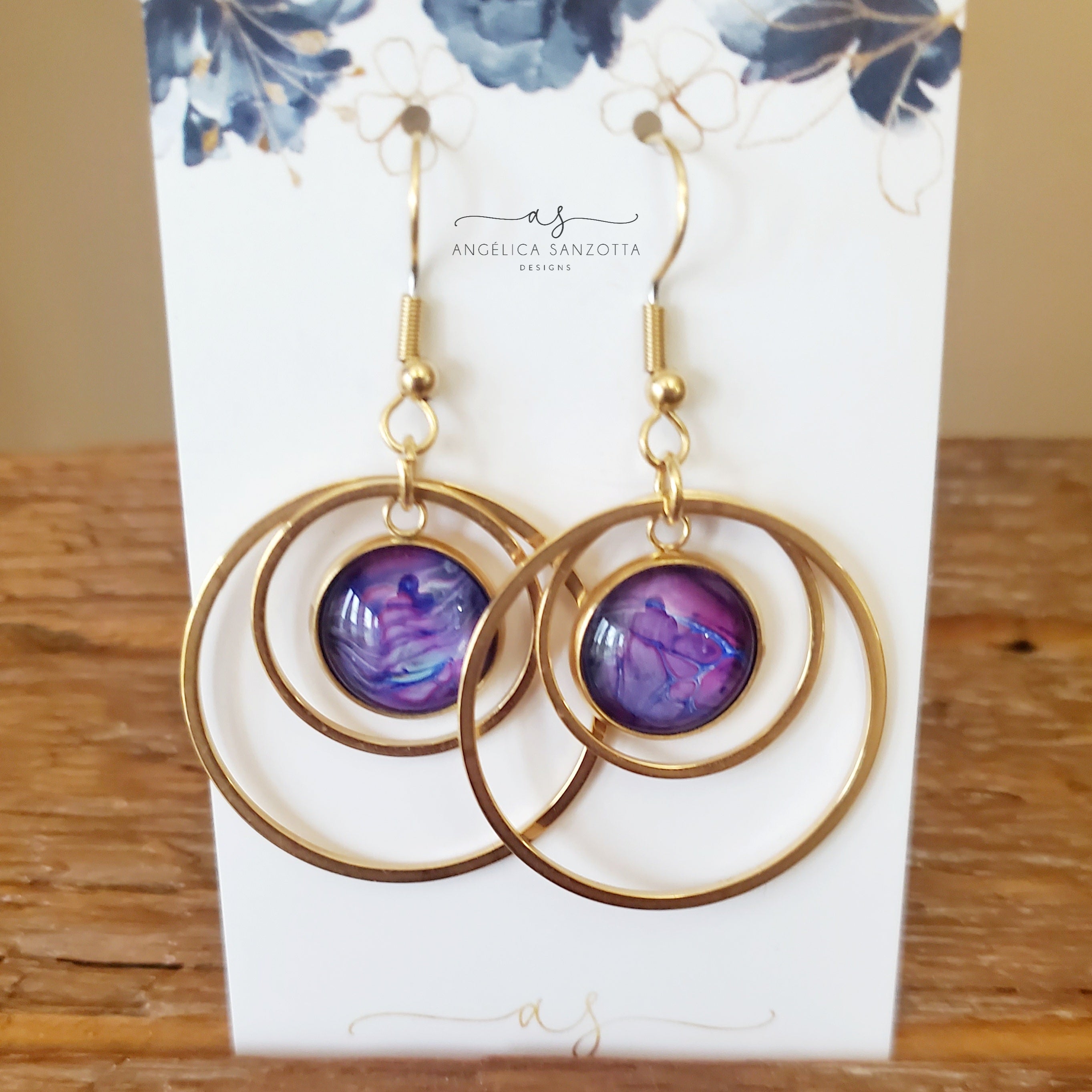 Purple Dream earrings