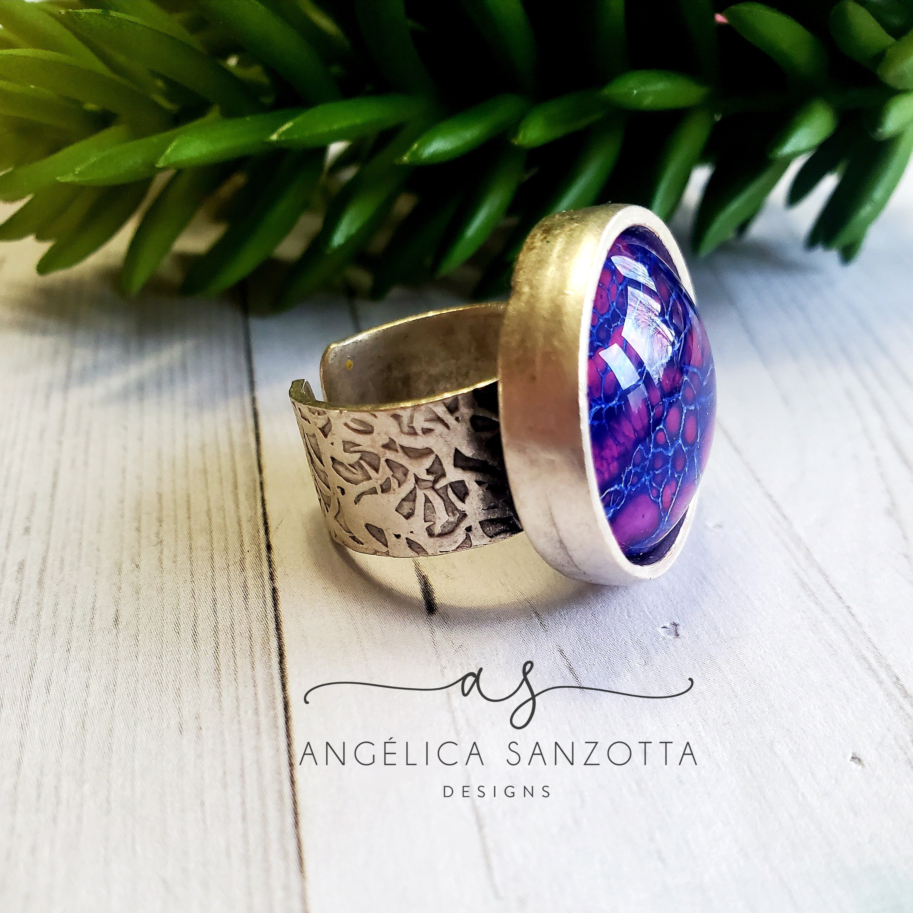 "Purple Dream" ring