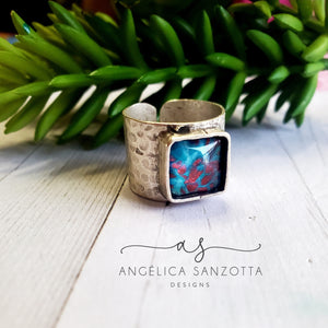 "Rain Drops" ring