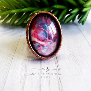 "Pink Sass" ring