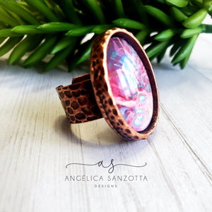 "Pink Sass" ring