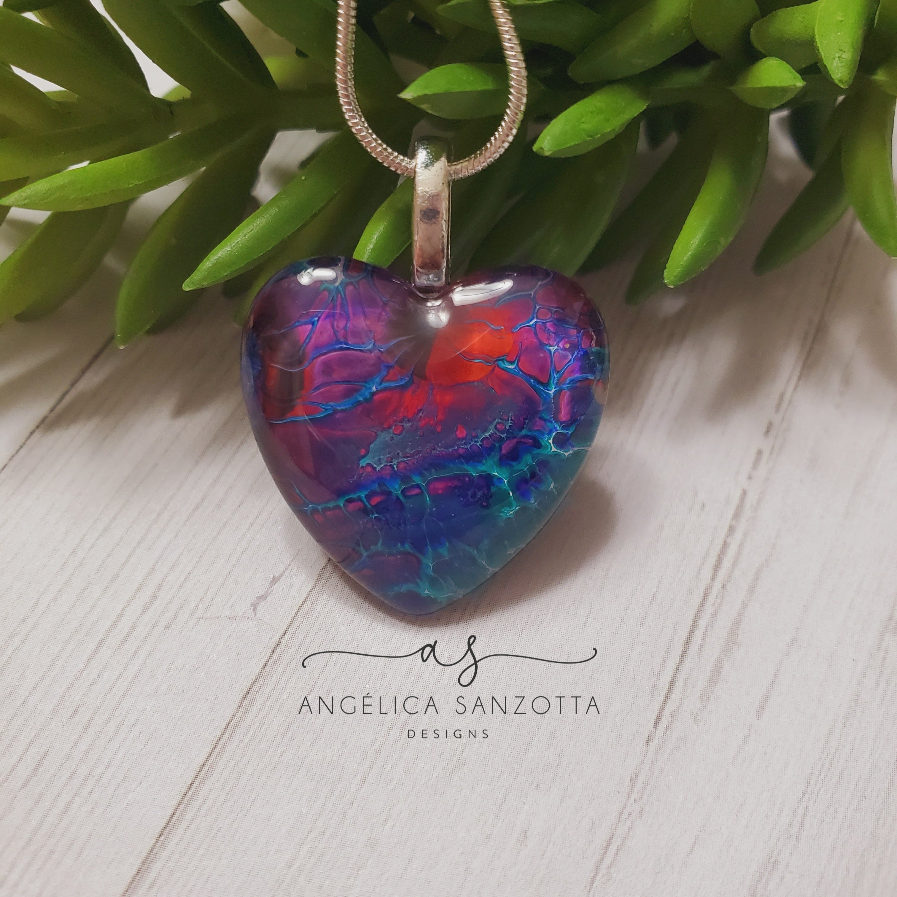 "Abundance" heart pendant
