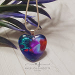 Load image into Gallery viewer, &quot;Meadow&quot; heart pendant
