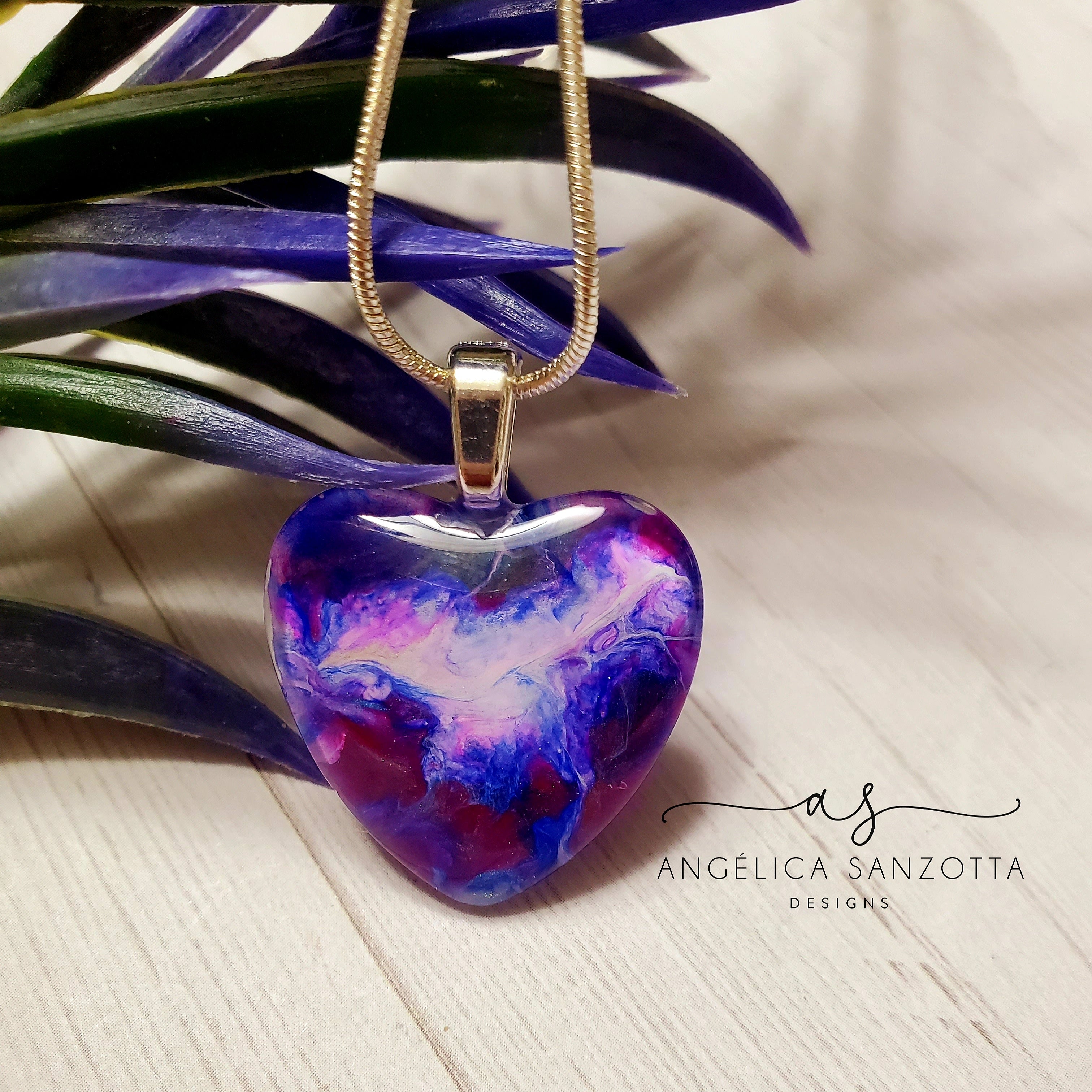 "Connection" heart pendant