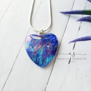 "Reef" heart pendant