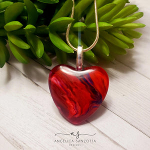 "Barcelona" heart pendant