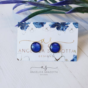 "Manifest" stud earrings