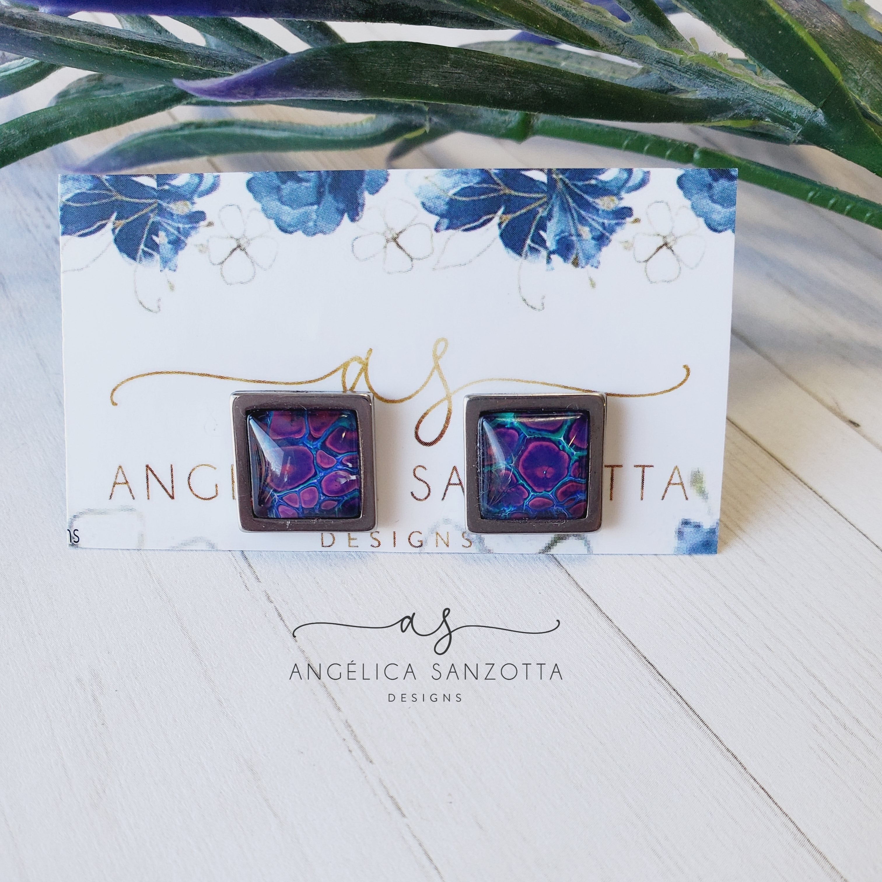 "Violet" earrings