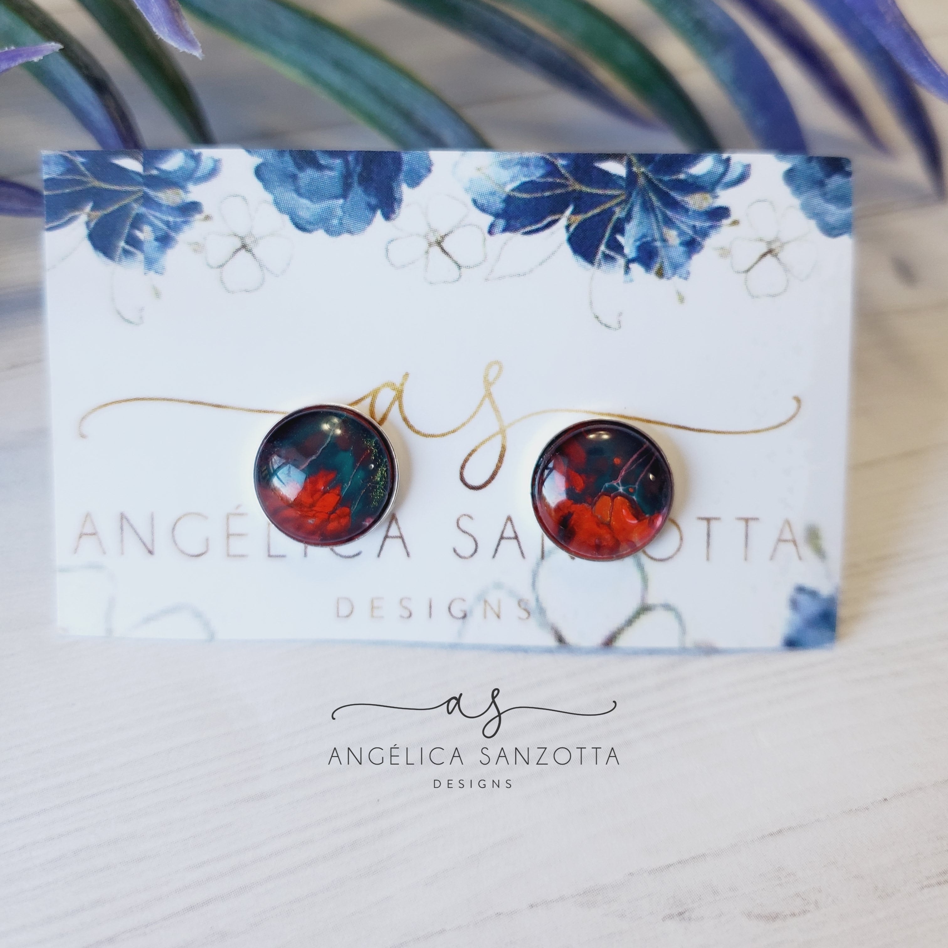 "Celebrate" stud earrings