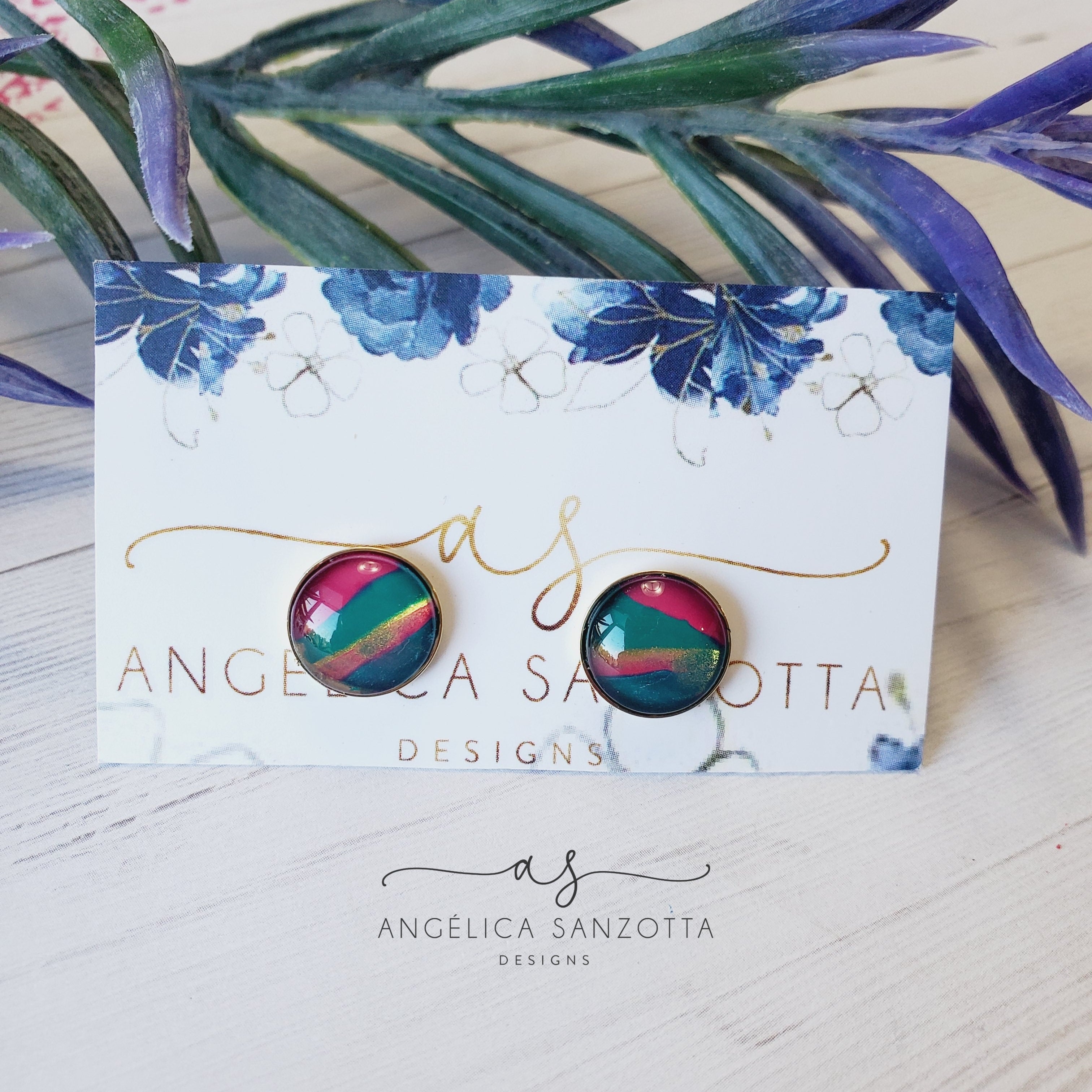 "Madrigal" stud earrings
