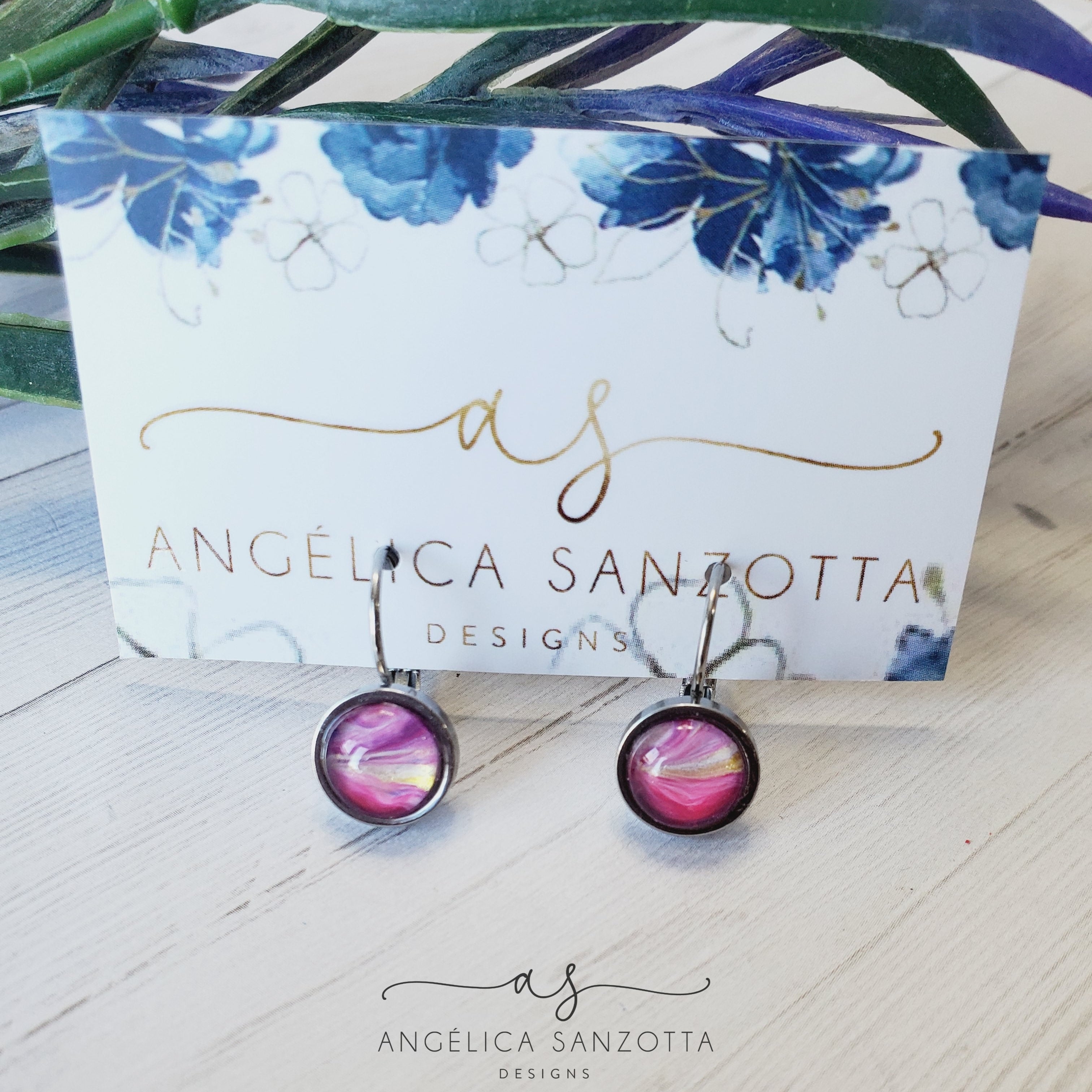 "Sweet Pink" earrings