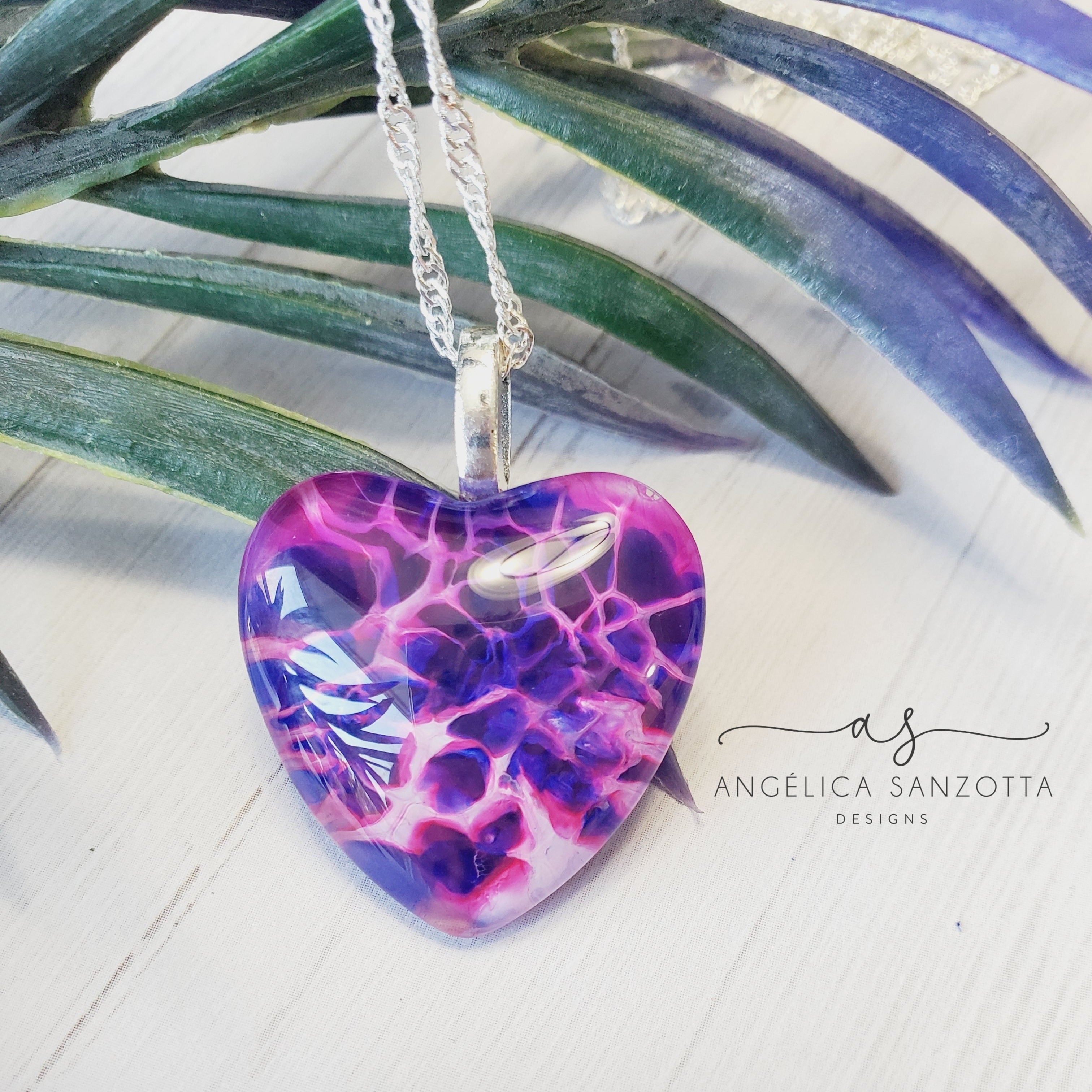 "Joyful Embrace" heart pendant