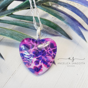 "Joyful Embrace" heart pendant