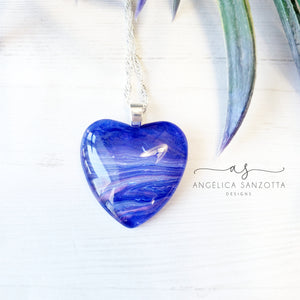 "First Love" heart pendant