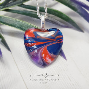 "The Way Home" heart pendant