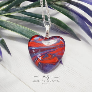 "Promised Love" heart pendant