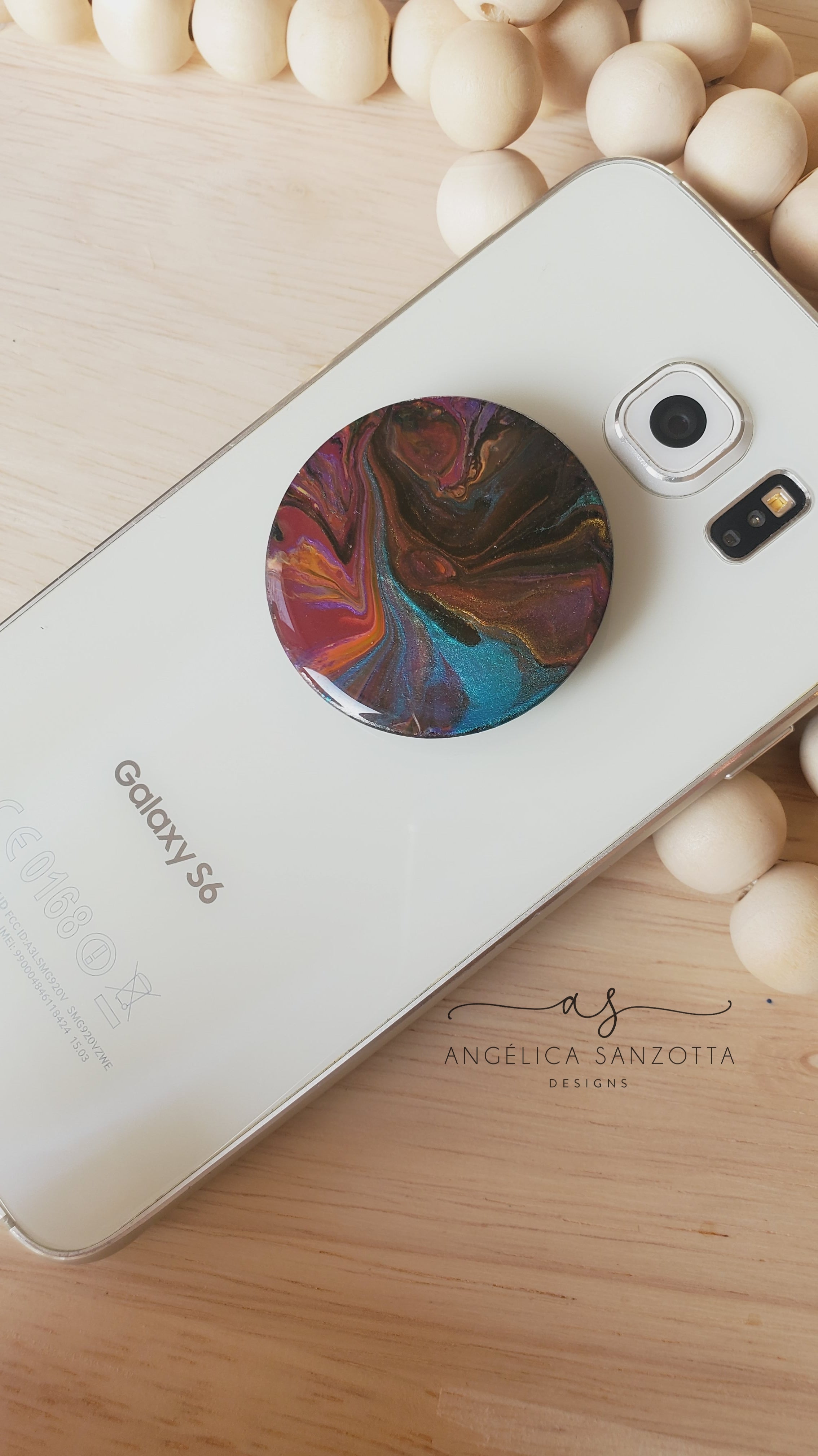 Colorful Phone Popper/Phone Grip