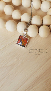 "Heart on Fire 1" pendant