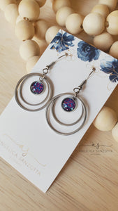 "Love" earrings