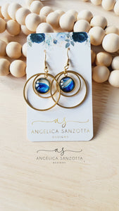 "Caribbean Sea" earrings