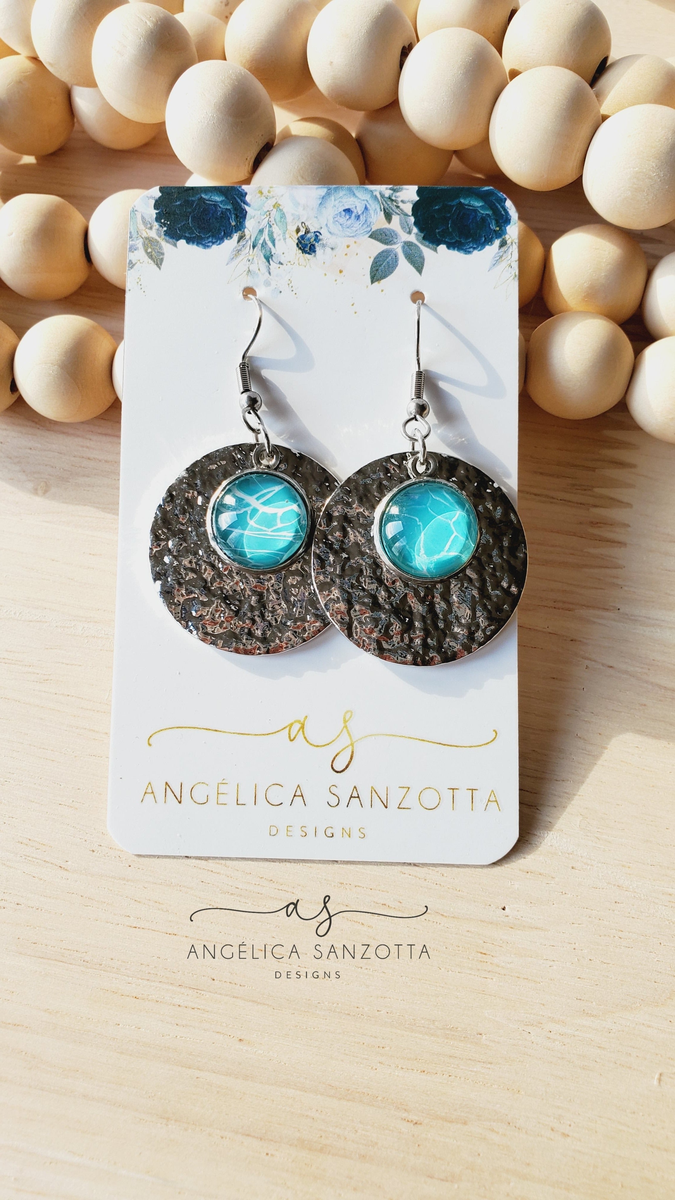 "Coral" earrings