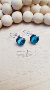 "Emerald Trail" earrings