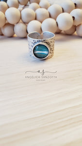 "Ocean Shore" ring