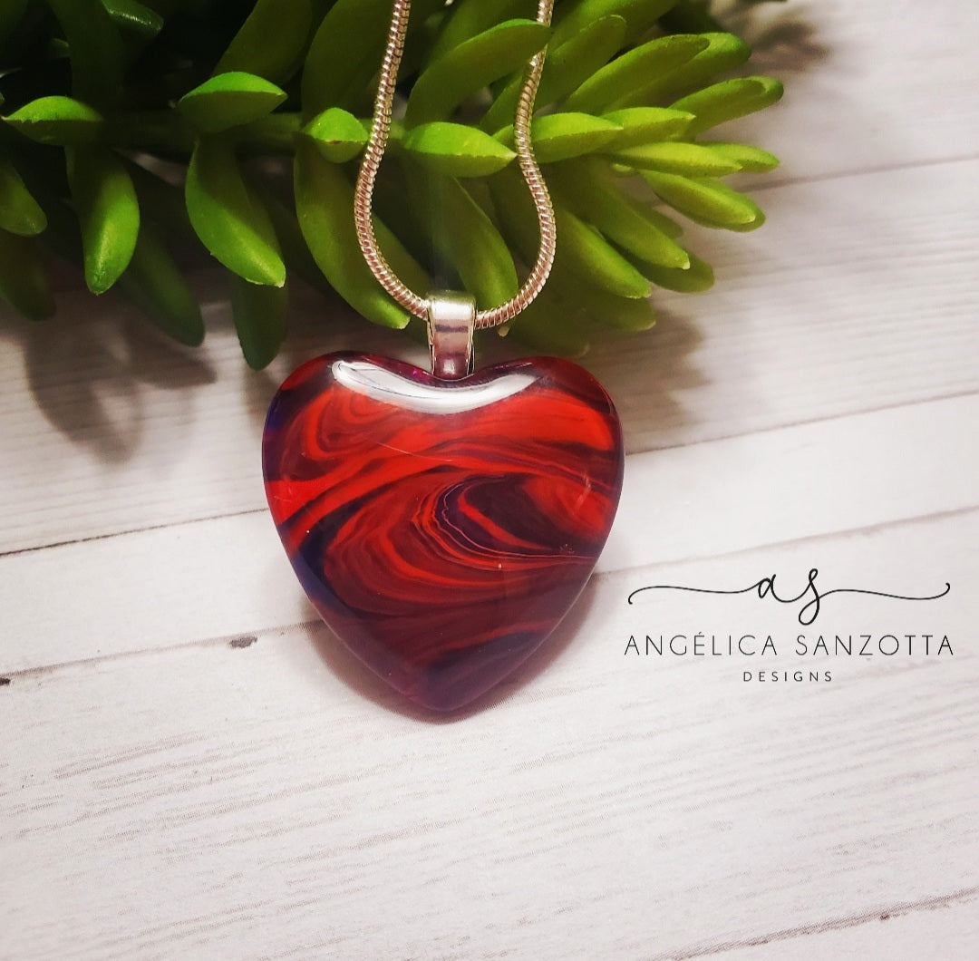 "Passion" heart pendant