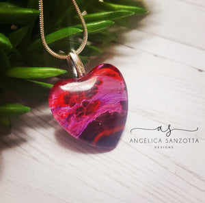 "Love" heart pendant